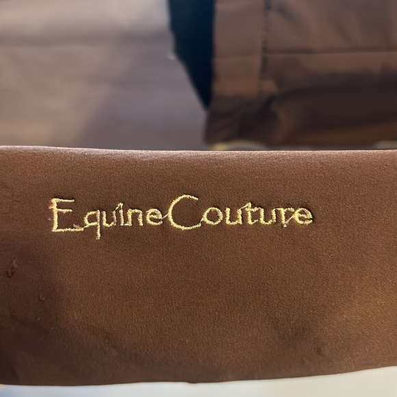 vintage y2k brown coat with fur cuffs and fur collar - Picture 5 of 7